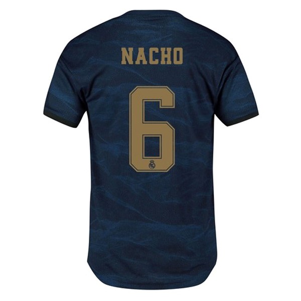 Maillot Football Real Madrid NO.6 Nacho Exterieur 2019-20 Bleu